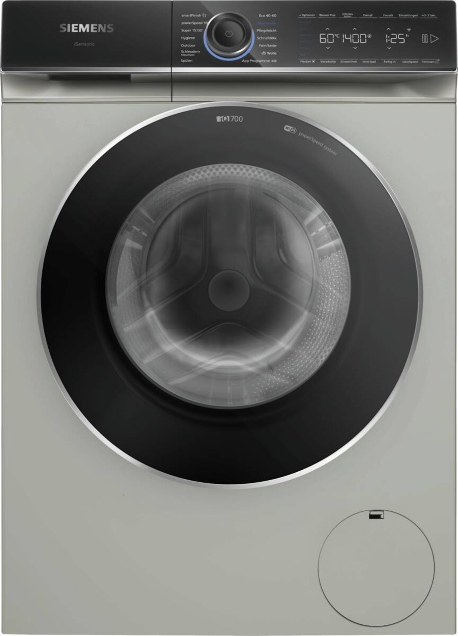 Siemens WG44B20X40 Waschmaschine 9kg, 1400 U/min Silber-inox 