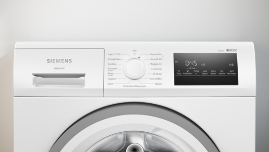 Siemens WM14NK13 iQ300, Waschmaschine, Frontlader, 8 kg, 1400 U/min. EEK:A