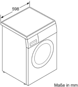 Siemens WU14U4S5AT iQ500, Waschmaschine, Unterbaufähig - Frontlader 9kg, 1400U/min