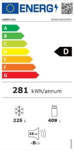 Samsung RS68CG852DS9EF Side by Side mit Wassertank NoFrost 