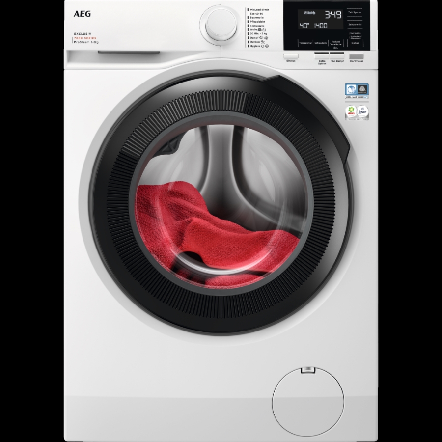 AEG LR7G60489 Exclusiv  Waschmaschine 8kg ProSteam  1400 U/min, 5 Jahre Garantie