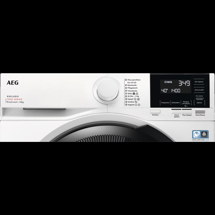 AEG LR7G60489 Exclusiv  Waschmaschine 8kg ProSteam  1400 U/min, 5 Jahre Garantie