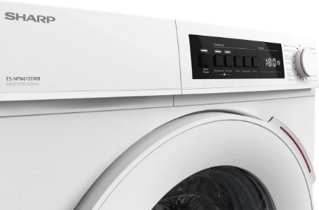 Sharp ES-NFW612CWB-DE Waschmaschine 6 kg, 1200 U/min nur 42 cm tief