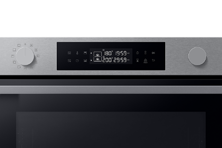 Samsung NV7B4445VAS/U3 Einbaubackofen Selbstreinigung mit Katalyse, Dual Cook, WiFi Smart Control, 