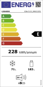 Liebherr ICNe 5133 Plus Integrierbare Kühl-Gefrierkombination mit EasyFresh