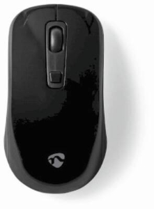 Nedis MSWS105BK  Mouse  Anzahl Knöpfe: 4 | Beidhändig Drahtlos | 800 / 1200 / 1600 dpi | Einstellbar DPI