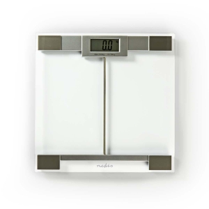 Nedis PESC110DCT  Personenwaage Max. Wiegekapazität: 180 kg Digital | Transparent | Gehärtetes Glas