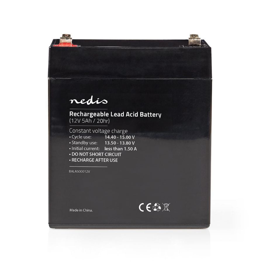 Nedis BALA500012V Wiederaufladbare Blei-Säure-Batterie Bleisäure | Wiederaufladbar | 12 V | 5000 mAh