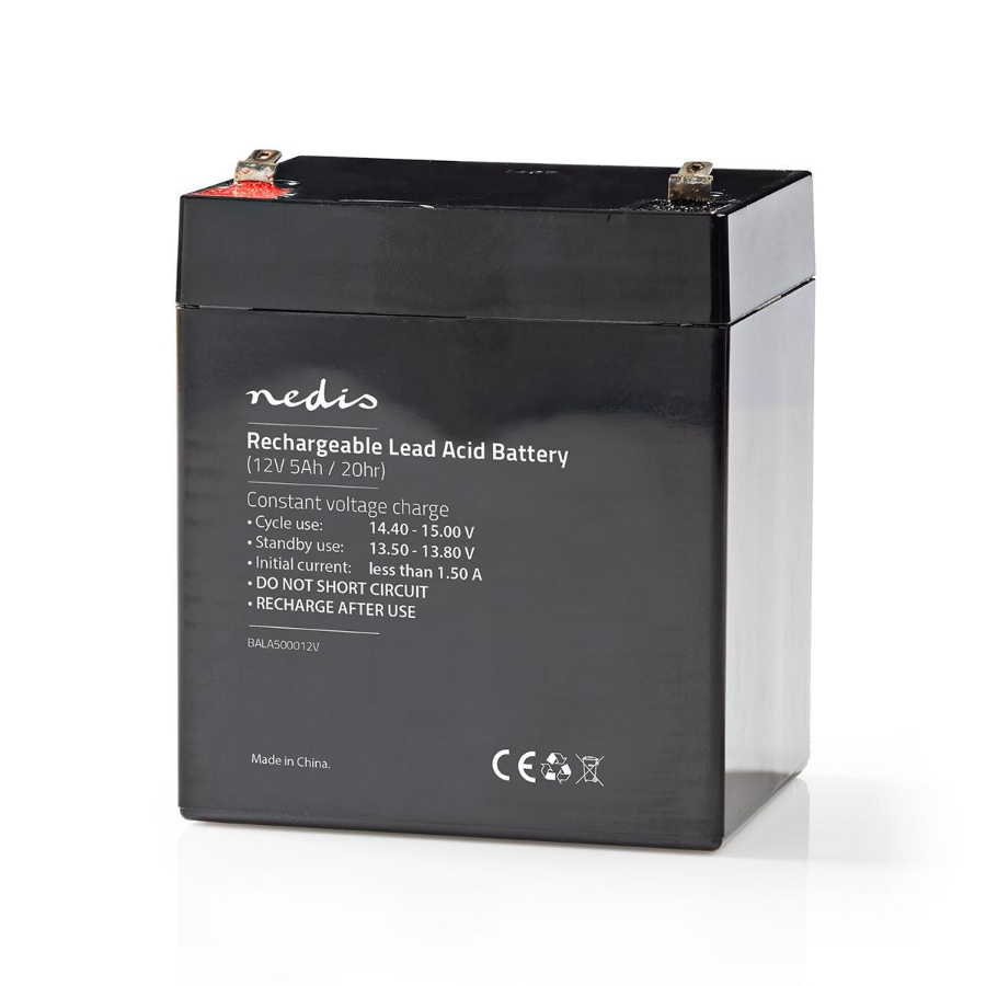 Nedis BALA500012V Wiederaufladbare Blei-Säure-Batterie Bleisäure | Wiederaufladbar | 12 V | 5000 mAh