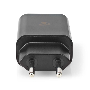 Nedis WCQC302ABK Netzladegerät Kein Kabel im Lieferumfang enthalten | Automatische Spannungswahl,