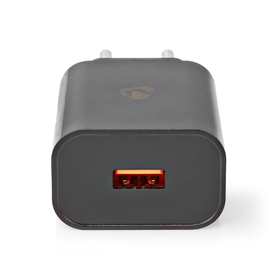 Nedis WCQC302ABK Netzladegerät Kein Kabel im Lieferumfang enthalten | Automatische Spannungswahl,