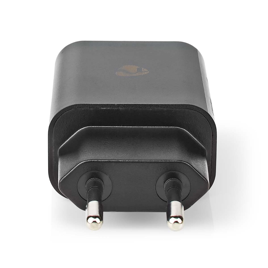 Nedis WCQC302ABK Netzladegerät Kein Kabel im Lieferumfang enthalten | Automatische Spannungswahl,