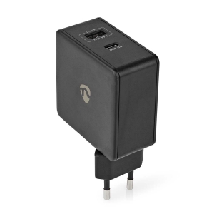 Nedis WCPD45W100BK Netzladegerät 57 W | Schnellladefunktion | 2.25 A / 2.4 / 3.0 A |