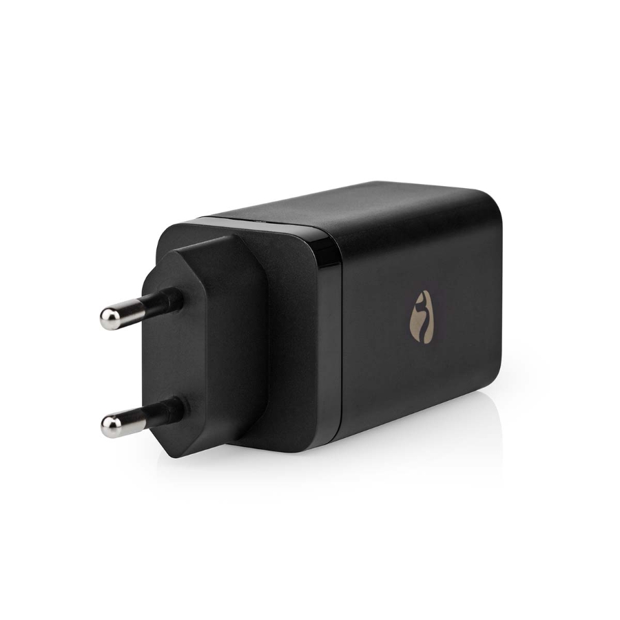 Nedis WCGPD65W100BK  Netzladegerät 65 W | GaN | Schnellladefunktion | 3.0 / 3.25 A A |