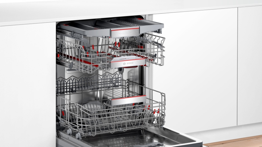 Bosch SMI8TCS01E Geschirrspüler Einbau teilintegriert, 60 cm, Edelstahl