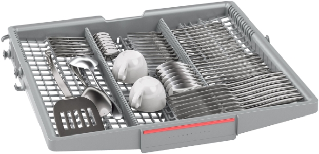 Bosch SMI4ECS21E Serie 4 Geschirrspüler Einbau teilintegriert 60 cm,mit Besteckschublade