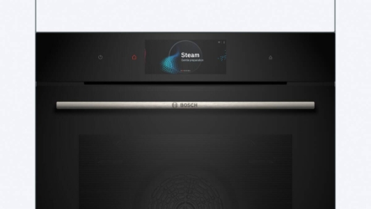 Bosch HRG7784B1 Serie 8  Einbau-Backofen mit Dampfunterstützung Schwarz