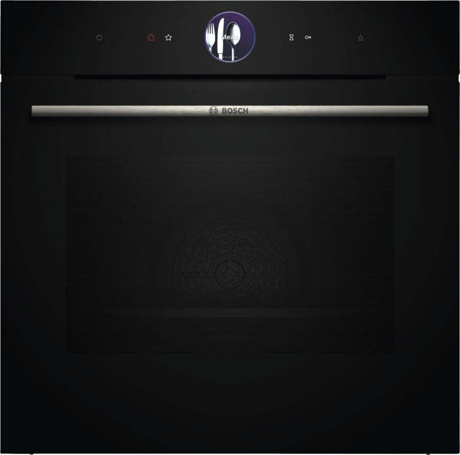 Bosch HRG7764B1 Einbau-Backofen mit Dampfunterstützung Schwarz 