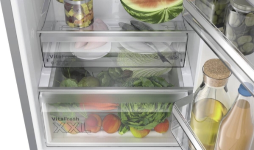 Bosch KGN392LBF Kühl-/Gefrierkombination Stand Inox-Look NoFrost,VitaFresh