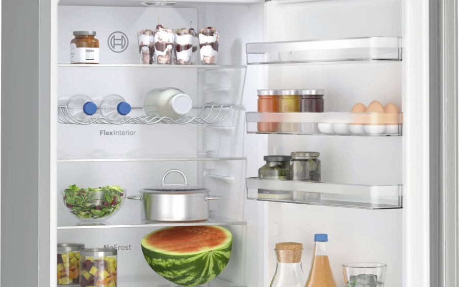 Bosch KGN392LBF Kühl-/Gefrierkombination Stand Inox-Look NoFrost,VitaFresh