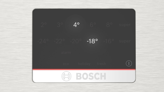Bosch KGN39AIBT Kühl-/Gefrierkombination Stand Edelstahl-Grau,NoFrost,VitaFresh
