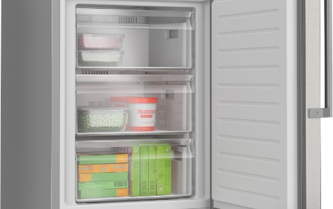 Bosch KGN39AIBT Kühl-/Gefrierkombination Stand Edelstahl-Grau,NoFrost,VitaFresh