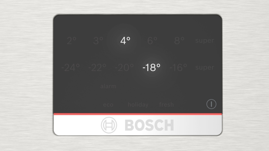 Bosch KGN39AIBT Kühl-/Gefrierkombination Stand Edelstahl-Grau,NoFrost,VitaFresh