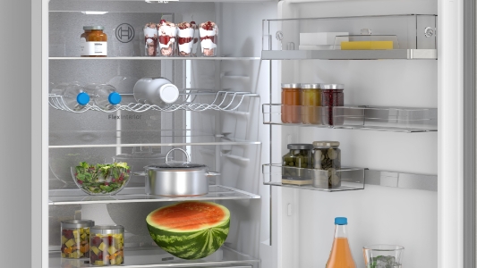 Bosch KGN49AIBT Kühl-/Gefrierkombination Stand 70cm Edelstahl-Grau,NoFrost,VitaFresh