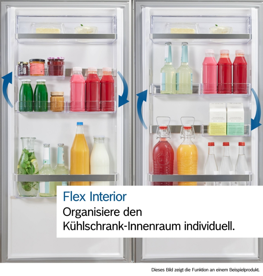 Bosch KGN49AIBT Kühl-/Gefrierkombination Stand 70cm Edelstahl-Grau,NoFrost,VitaFresh