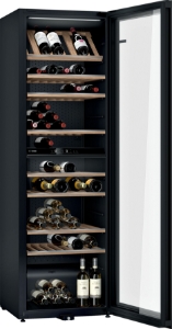 Bosch KWK36ABGA Weinkühlschrank mit Glastür, 186 x 60 cm Schwarz 