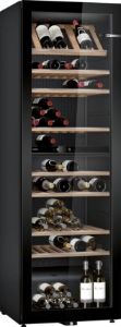 Bosch KWK36ABGA Weinkühlschrank mit Glastür, 186 x 60 cm Schwarz 