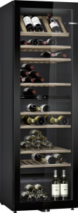 Bosch KWK36ABGA Weinkühlschrank mit Glastür, 186 x 60 cm Schwarz 