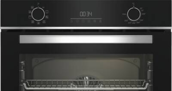 Beko BBIMA13300XS Backofen AirFry 60 cm Schwarz mit AirFry Blech 