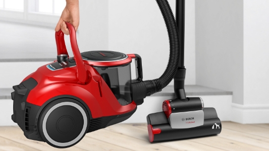 Bosch BGC41PET Serie 6 Bodenstaubsauger beutellos ProAnimal rot 
