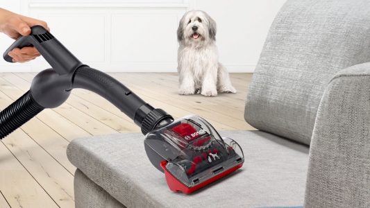 Bosch BGC41PET Serie 6 Bodenstaubsauger beutellos ProAnimal rot 