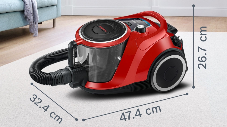 Bosch BGC41PET Serie 6 Bodenstaubsauger beutellos ProAnimal rot 