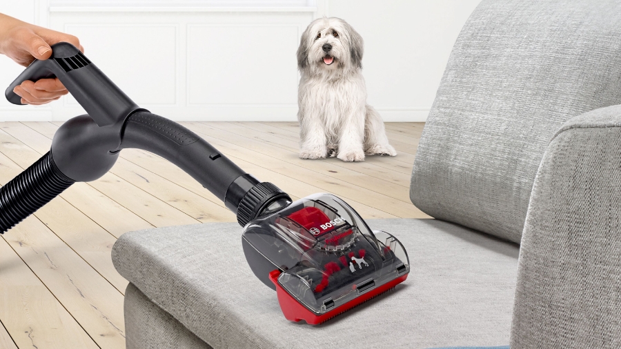 Bosch BGC41PET Serie 6 Bodenstaubsauger beutellos ProAnimal rot 
