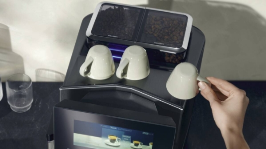 Siemens TQ907DF5 EQ900 topTeam Kaffee-Vollautomat  Schwarz