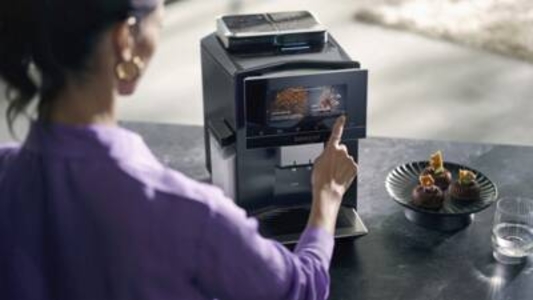 Siemens TQ907DF5 EQ900 topTeam Kaffee-Vollautomat  Schwarz