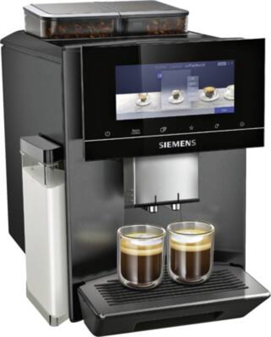 Siemens TQ907DF5 EQ900 topTeam Kaffee-Vollautomat  Schwarz