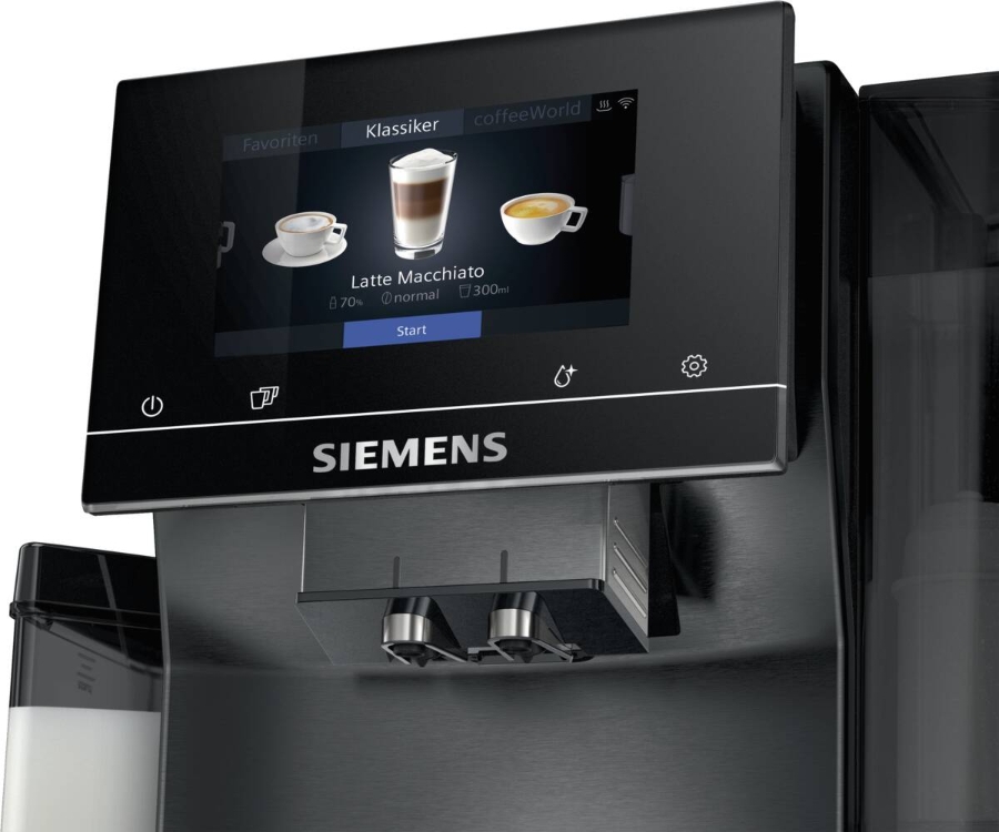 Siemens TQ707DF5 top Team Kaffee-Vollautomat Dark Inox 