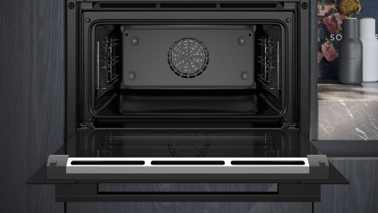 Siemens CB734G1B1 iQ700, Einbau-Kompaktbackofen, 60 x 45 cm Schwarz, Edelstahl