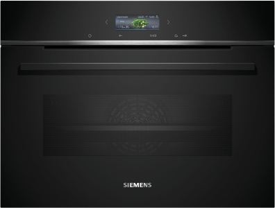 Siemens CB774G1B1 iQ700, Einbau-Kompaktbackofen, 60 x 45 cm Schwarz