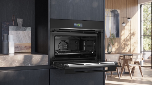 Siemens CB774G1B1 iQ700, Einbau-Kompaktbackofen, 60 x 45 cm Schwarz