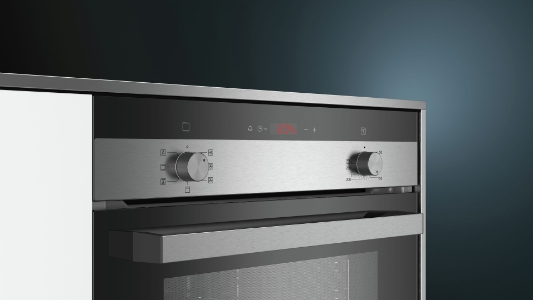 Siemens HB113FBS1 iQ100, Einbau-Backofen, 60 x 60 cm Edelstahl