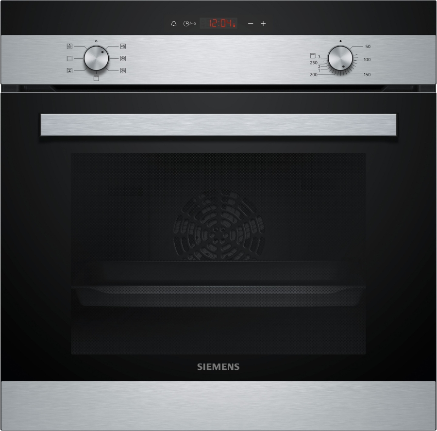 Siemens HB113FBS1 iQ100, Einbau-Backofen, 60 x 60 cm Edelstahl
