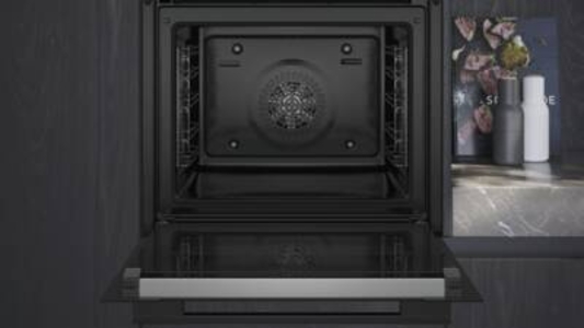 Siemens HB774G1B1 iQ700, Einbau-Backofen, 60 x 60 cm Pyrolyse Schwarz, Edelstahl