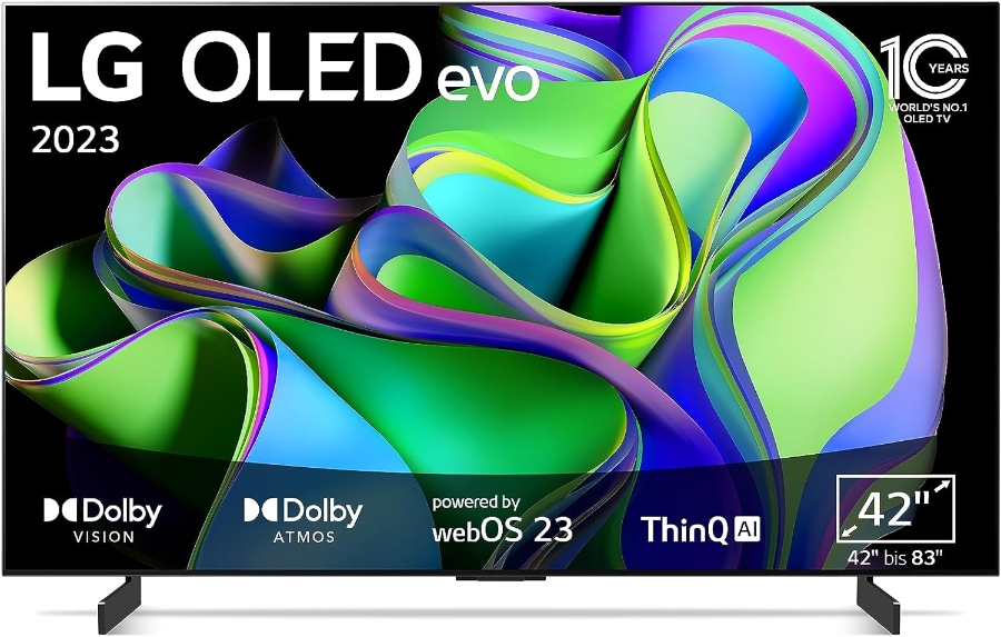 LG OLED42C31LA 4K Ultra HD, HDR,webOS ThinQ AI SMART TV Triple Tuner OLED Fernseher