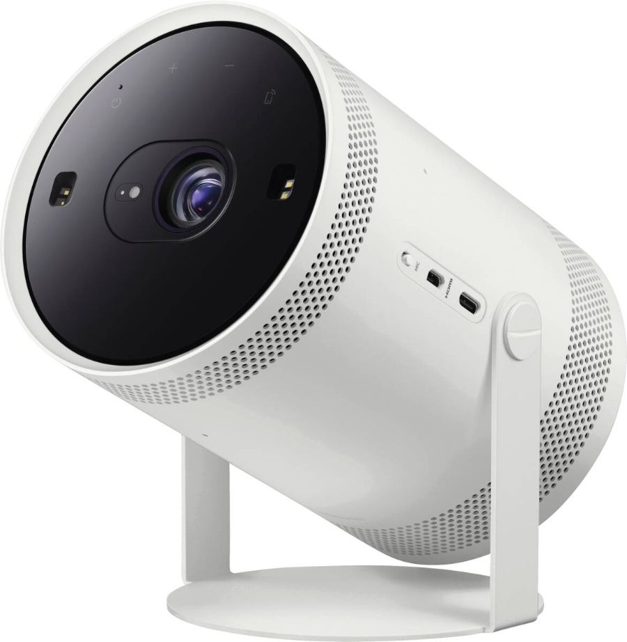 Samsung SP-LFF3CLAXXXE The Freestyle Mini-Beamer Smarter Lifestyle Projektor, DLP, 550 LED-Lumen weiß
