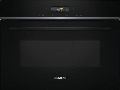 Siemens CE732GXB1 iQ700 Einbau-Mikrowelle  60 x 45 cm Schwarz  Edelstahl mit Grill